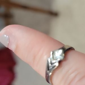 Silpad silver adjustable toe ring